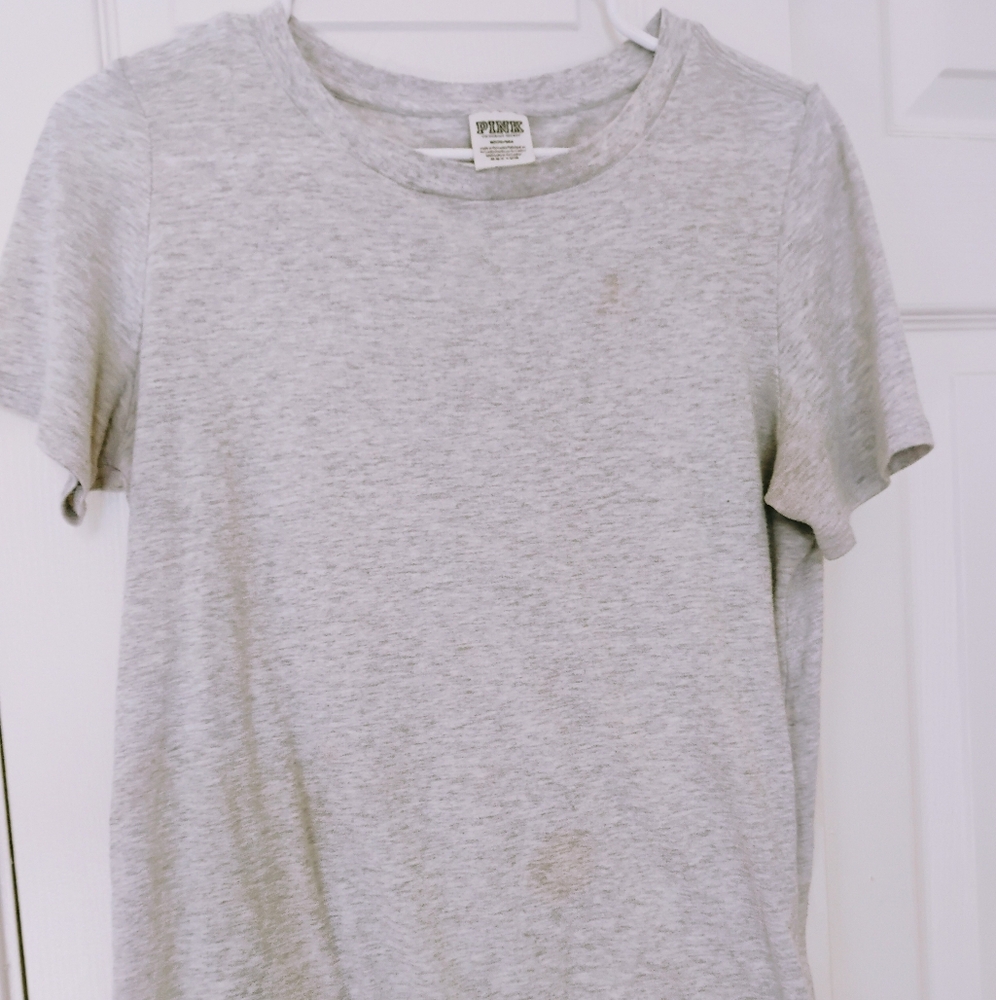 Victoria's secret Pink gray tee